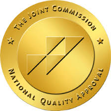 Gold Joint Commission quality approval badge.